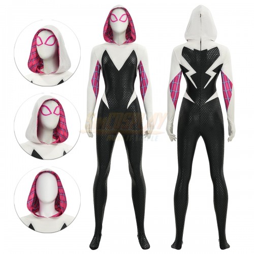 Gwen Stacy Suit Across The Spider-Verse Cosplay Costume Top Level