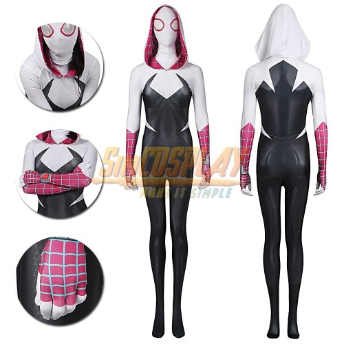 <<READY TO SHIP>> Size L Gwen Stacy Suit Cosplay Costume Across The Spider-Verse Edition