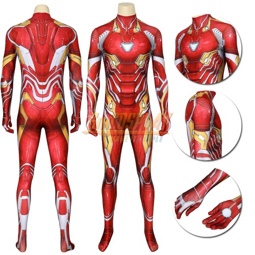 Iron-man Cosplay Suit Creative HQ Printed Iron man Spandex Cosplay Costume