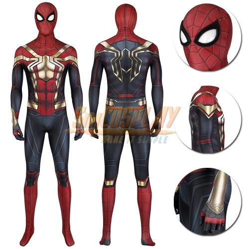 Iron Spider-man Suit Spider man No Way Home Cosplay Costume Edition