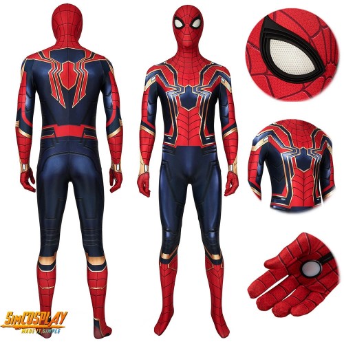 Iron Spiderman Cosplay Suit Endgame Spider-man Costume Classic Edition