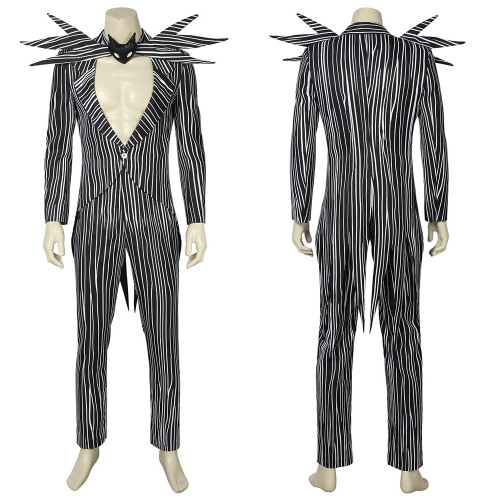 Jack Skellington Cosplay Costume The Nightmare Before Christmas Classic Suit