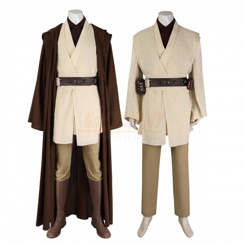Jedi Master Obi-wan Kenobi Jedi Robes Cosplay Costume Ver.4
