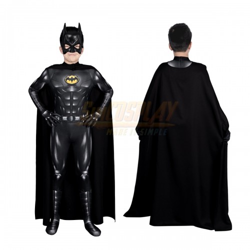 Kids Halloween Gift Batman Cosplay Costume Printed Suit