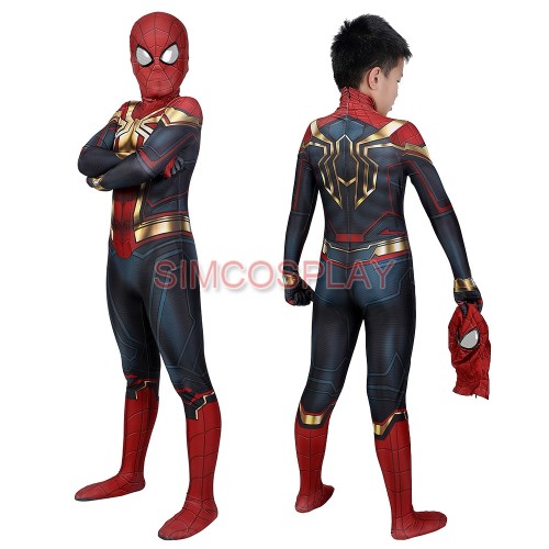 Kids Iron Spider-man Suit Spider man No Way Home Cosplay Costume