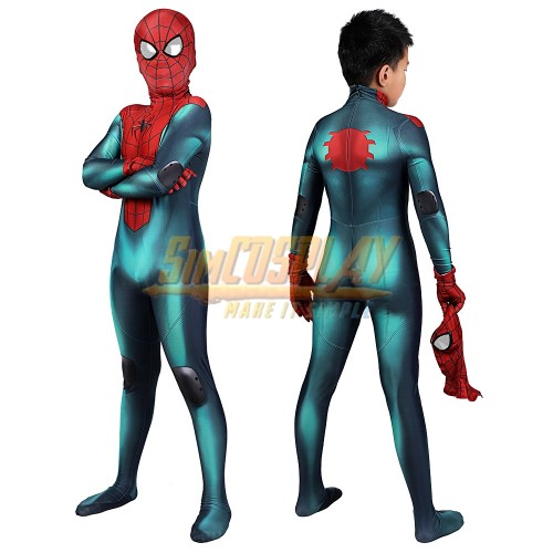 Kids Spider-Man Miles Morales PS5 Great Responsibility Cosplay Suit