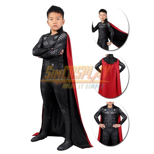 Kids Thor Cosplay Costumes Halloween Suits For Children