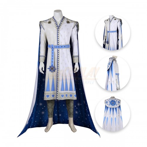 King Magnifico Cosplay Costume White Suit