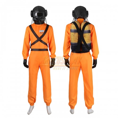 Lethal Company Staff Full Outfit Cosplay Costume With Mask