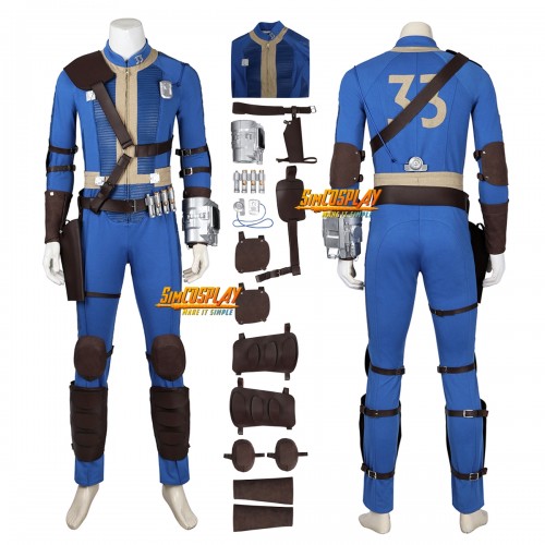Male Blue 33 Cosplay Costume Men's Season 1 Suit