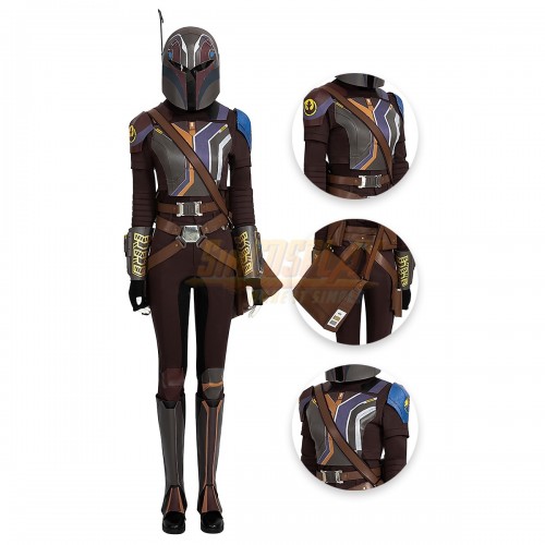 Mandalorian Ahsoka Sabine Wren Armor Cosplay Costume V2