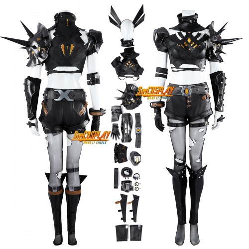 Marvel Rivals Magik Cosplay Costume Illyana Rasputin Black Leather Suit