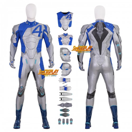 Marvel Rivals Mister Fantastic Cosplay Costume The Fantastic 4 Suit Top Level