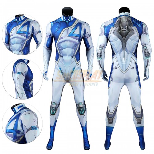 Spandex Printed - Marvel Rivals The Fantastic Four Mister Fantastic Cosplay Costume
