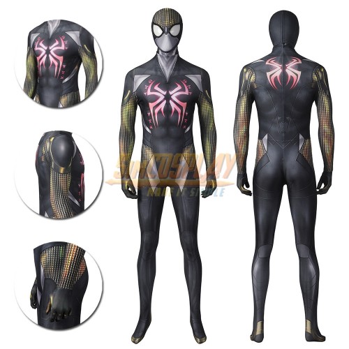 Midnight Suns Spiderman Cosplay Costumes Printed Spandex Suit