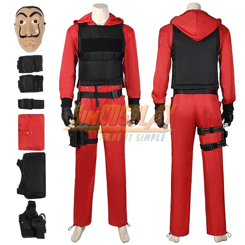 Money Heist Cosplay Costumes The House of Paper Cosplay Suit