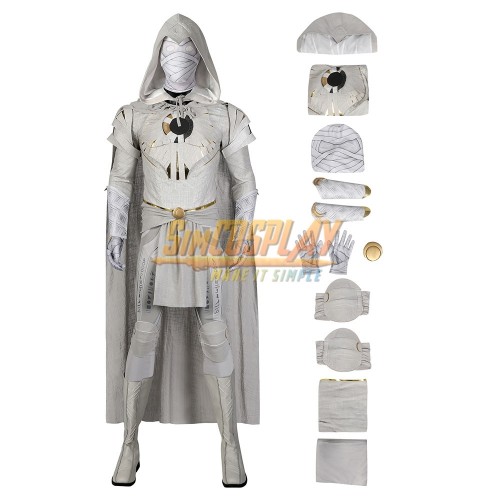 Moon Knight Marc Spector Cosplay Costume Top Level V3
