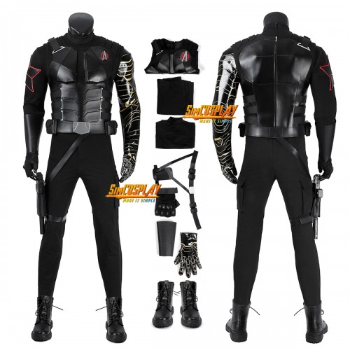 Complex - New Avengers Winter Soldier Bucky Barnes Cosplay Costume New Suit