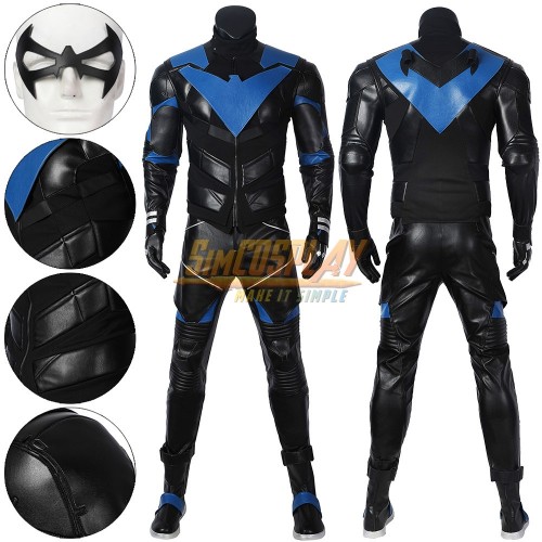 Knights of Gotham Dick Grayson Cosplay Dress Up Costumes SimCosplay