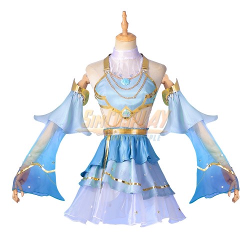 Ocean Song Seraphine Cosplay Costumes Female Halloween Cosplay Outfits