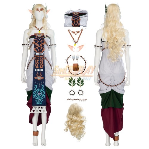 Queen Sonia Tears of the Kingdom Cosplay Costume Zelda Cosplay