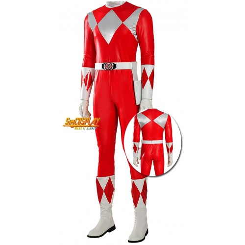 Red Power Rangers Jason Cosplay Costumes 1993 Edition