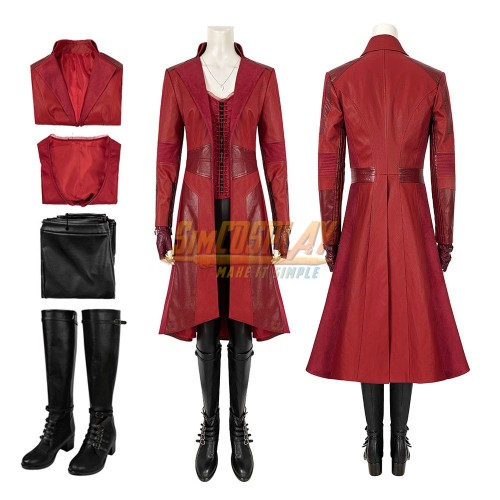 Scarlet Witch Wanda Cosplay Costume Avengers Endgame Edition