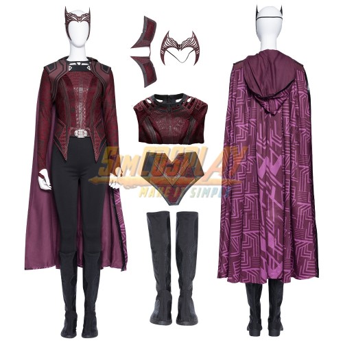 Scarlet Witch Wanda Maximoff In The Multiverse Of Madness Cosplay Costume