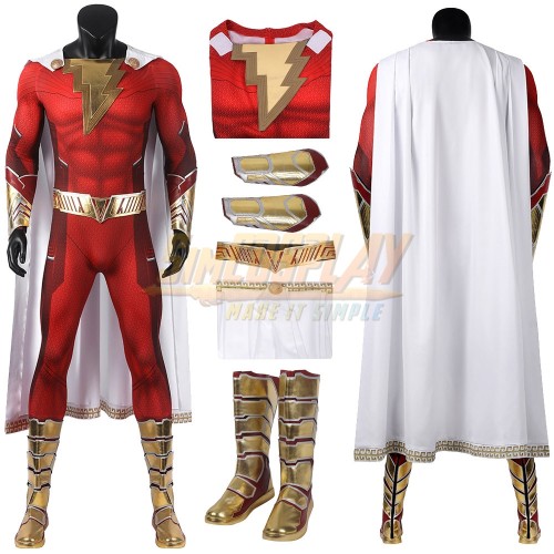 SZ 2 Billy Batson Cosplay Costumes Top Level