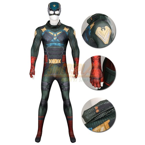 Soldier Boy Cosplay Costumes Printed Suit The Boys S3 Cosplay