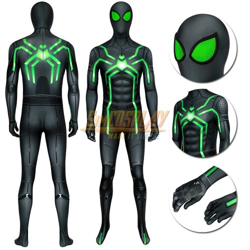 Spider-man Big Time Suit Spider man Stealth Suit PS4 Edition HQ Printed Costume