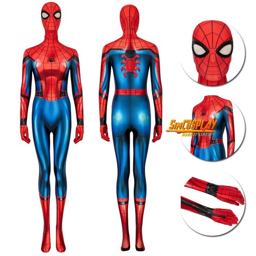 Spider-Man Far From Home Spider-Man Peter Parker Cosplay Suit For Ladies