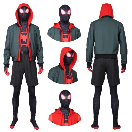 [READY TO SHIP ] Size M Spider Man Into The Spider Verse Cosplay Costumes
