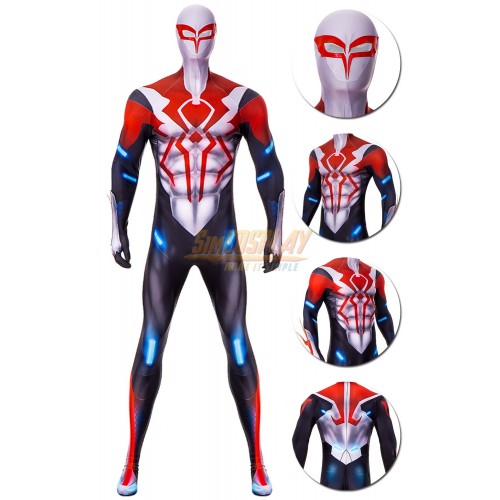 Spiderman 2099 Cosplay Costumes Spandex V3 Edition