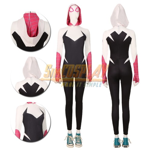 Spiderman Across The Spider-Verse Gwen Stacy Cosplay Costume Thick Edition