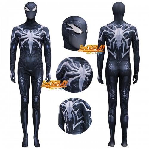Spiderman Black Suit Marvel Rivals Spiderman Cosplay Costume