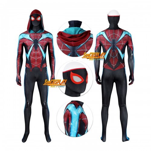 Spiderman Evolve Suit Printed Spandex Spiderman Cosplay Costume