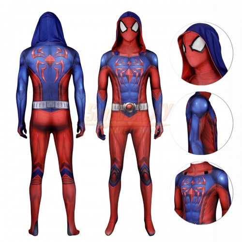 Spiderman Scarlet III Suit Spider-man 2 PS5 Cosplay Costume