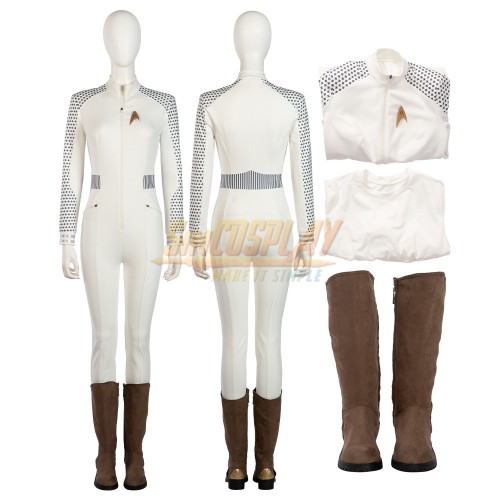 Star Trek Nurse Chapel White Cosplay Costume Top Level