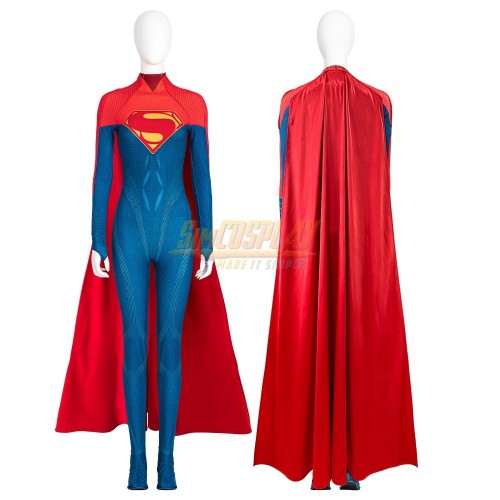 Supergirl Cosplay Costume The Flash Movie Suit Edition