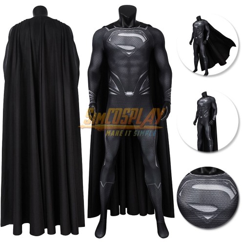 [READY TO SHIP ] Size L Black Clark Superhero Cosplay Suit Recovery Suit Cosplay Costume