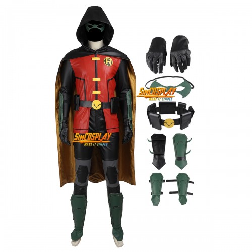 Teen Titans Robin Cosplay Costume Top Level