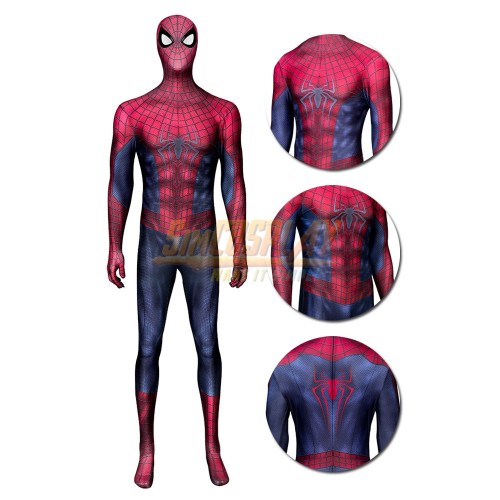 The Amazing Spiderman 2 Andrew Garfield Cosplay Costume V4