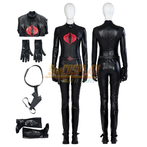 The Baroness Cosplay Costume Black Leather Cosplay Suit