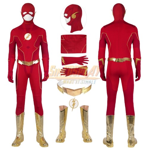 TF Season 8 Cosplay Costume Gold Boots Suit Edition