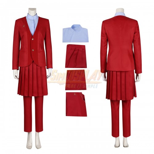The Hunger Games Red Uniform The Ballad of Songbirds and Snakes Cosplay Costume
