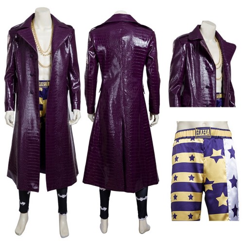 The Joker Cosplay Costume Suicide Squad Jared Leto Cosplay