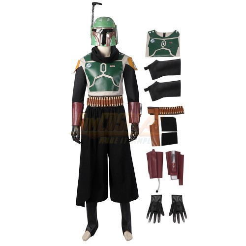The Mandalorian Boba Fett Armor Cosplay Costumes V4