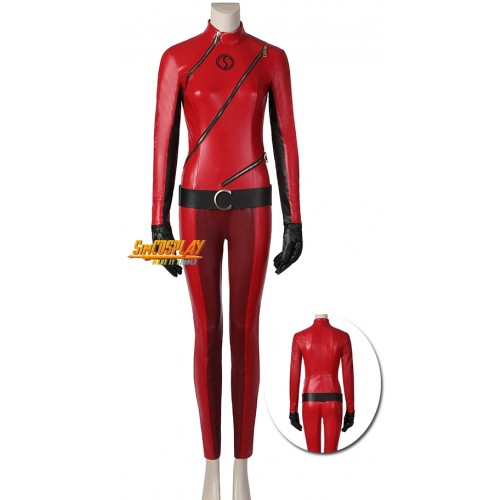 The Umbrella Academy S3 Jayme 6 Cosplay Costume Leather Suit