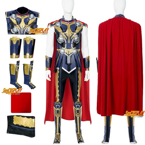 Thor Cosplay Costume Love and Thunder Cosplay Full Set Of Accessories